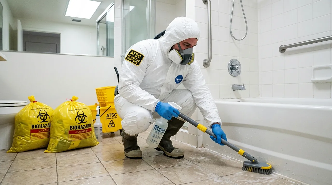 Decontamination equipment deployed for Blood Cleanup in Monaca